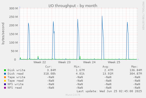 I/O throughput